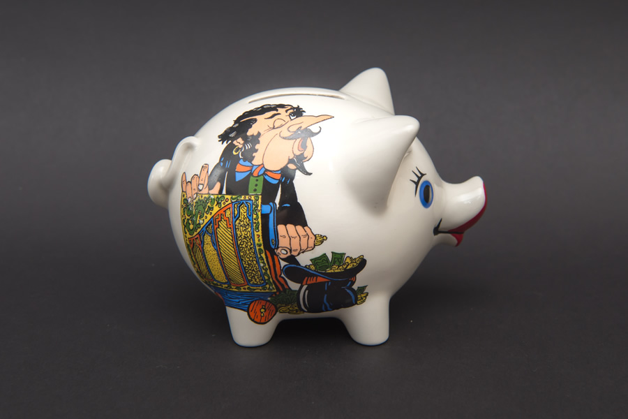 ゲーベル 仔豚の貯金箱