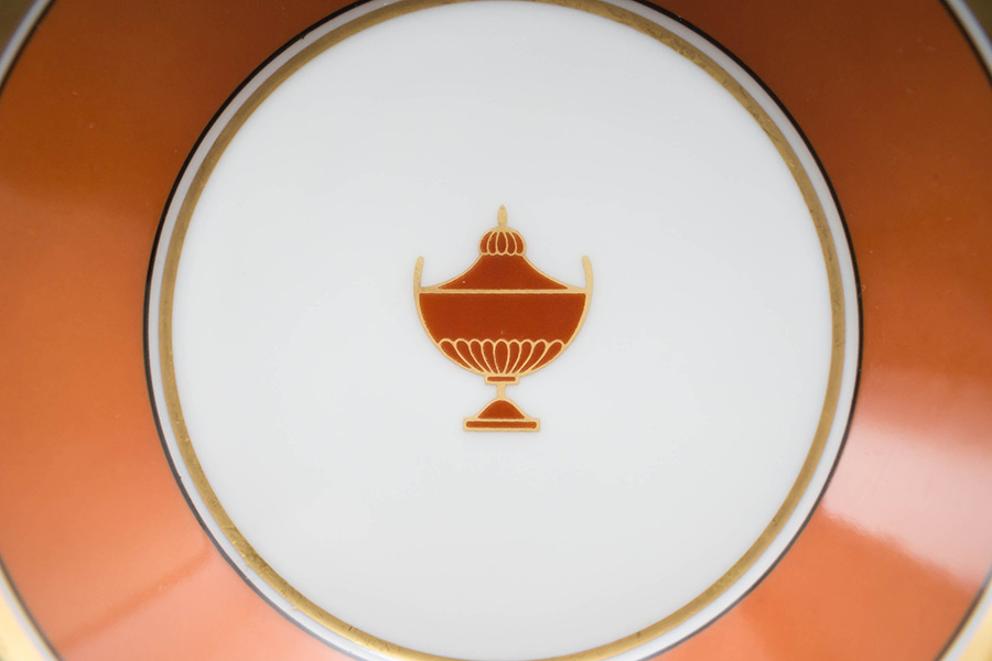 リチャード・ジノリ インペロ（オレンジ） コーヒーカップ＆ソーサー