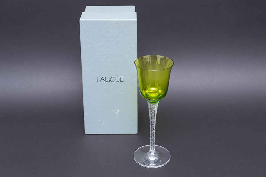 ラリック トレヴェス ホックワイングラス(オリーブグリーン)