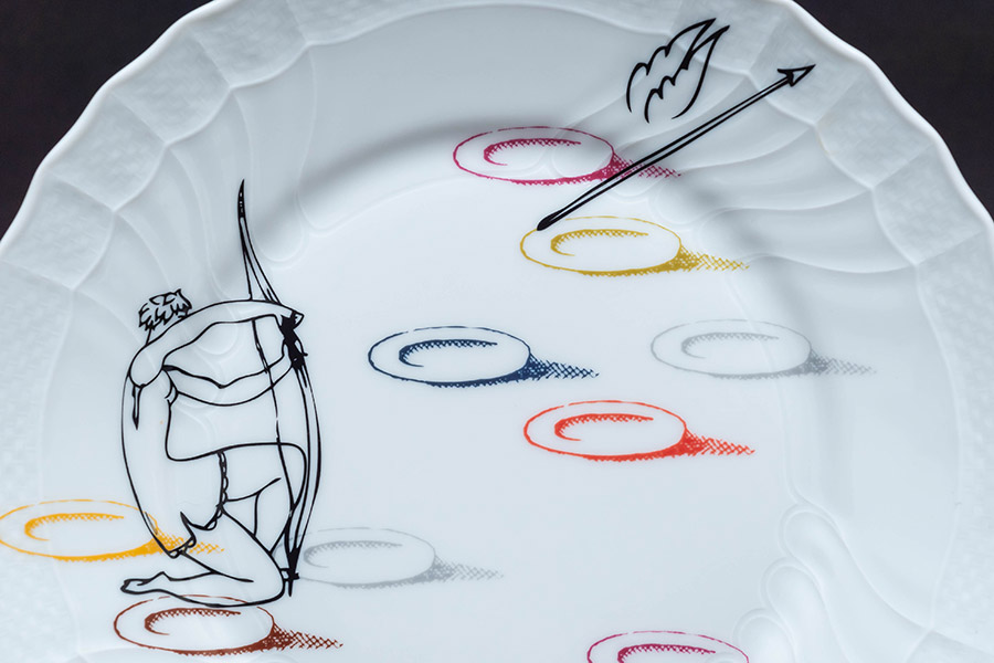 リチャード・ジノリ LOVE IS ART 20cmプレート