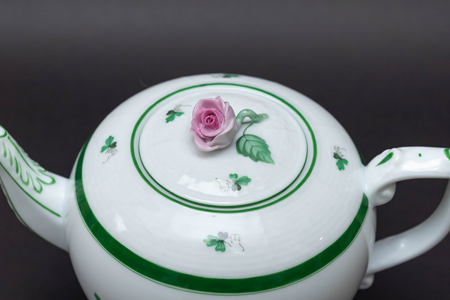 ヘレンド ウィーンの薔薇 ティーポット（800ml）