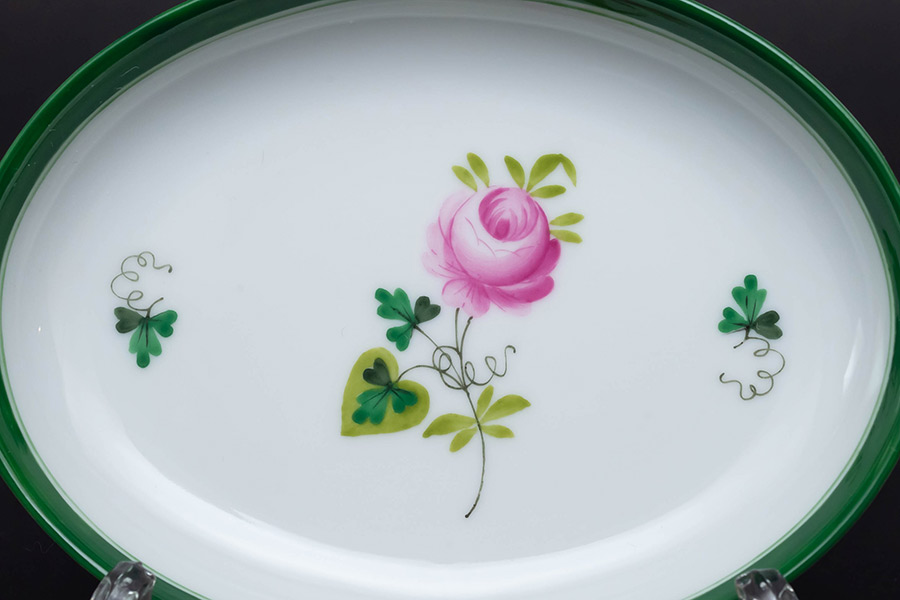 ヘレンド ウィーンの薔薇 ジュエリートレイ