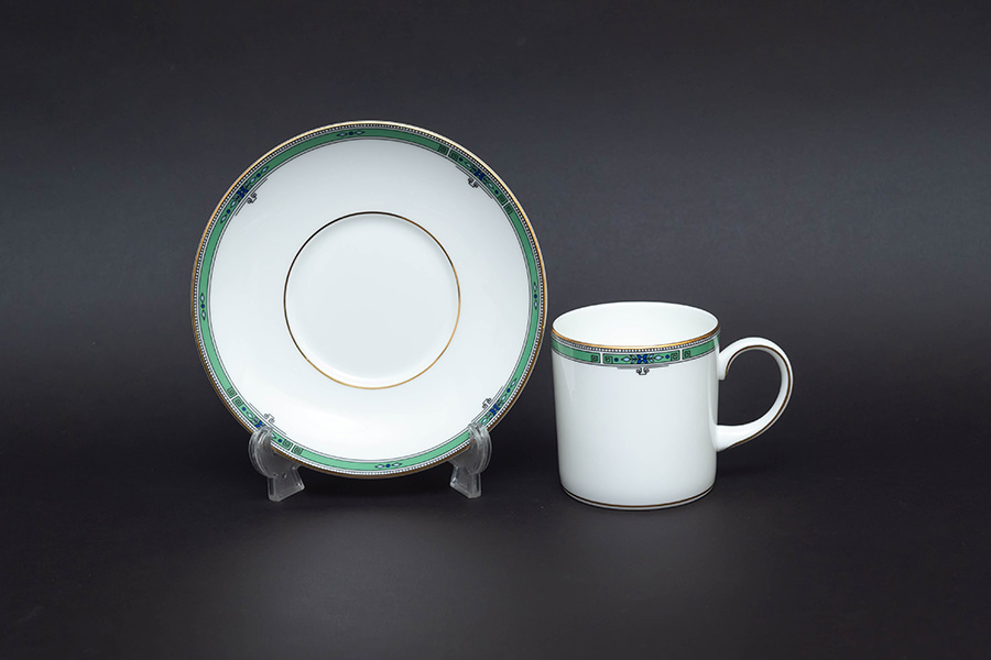 ウェッジウッド ジェイド コーヒーカップ&ソーサー(キャン)