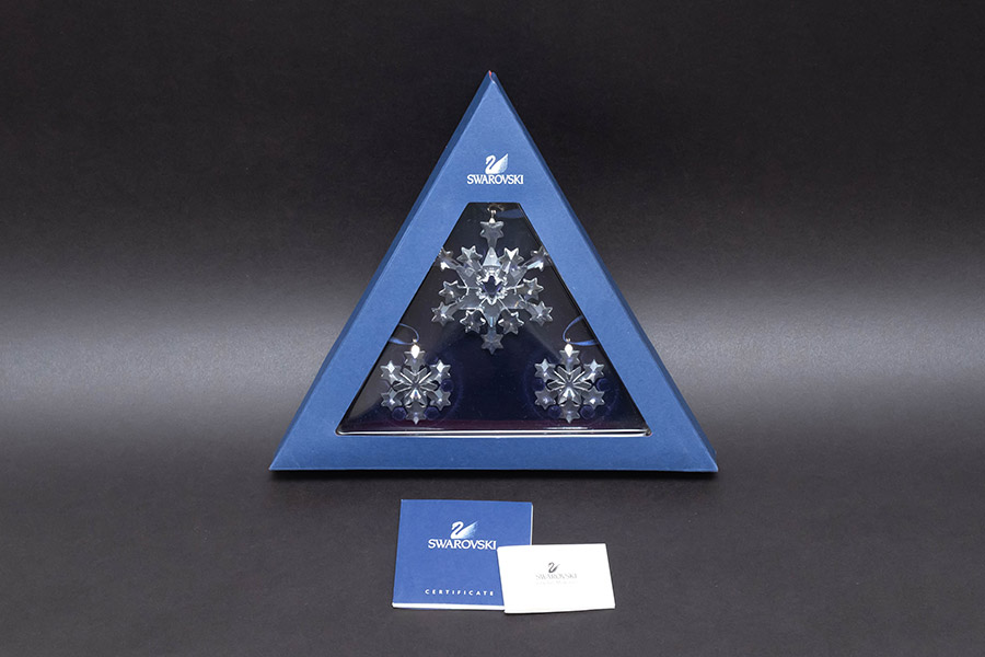 スワロフスキー クリスマスオーナメント スノーフレークセット(2004年)