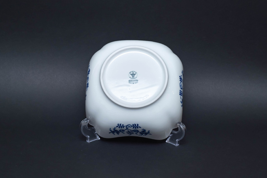 カールスバード ブルーオニオン 18cmスクエアボウル
