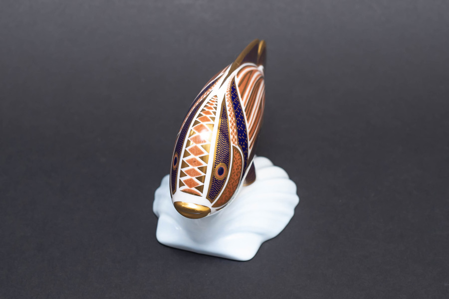 ロイヤル・クラウン・ダービー ペーパーウェイト トロピカルフィッシュ（スウィートリップス）
