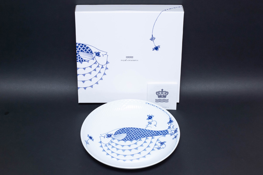 ロイヤル・コペンハーゲン ロイヤルクリーチャー 25cmディーププレート(フィッシュ)
