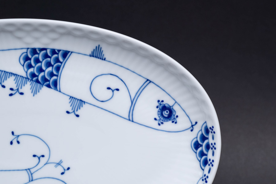 ロイヤル・コペンハーゲン ロイヤルクリーチャー 23.5cmオーバルディッシュ(へリング)