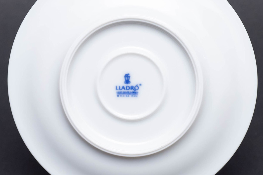 リヤドロ フラワーハンドル（ベルフラワー） デミタスカップ＆ソーサー『Taza Campanilla con Plato』