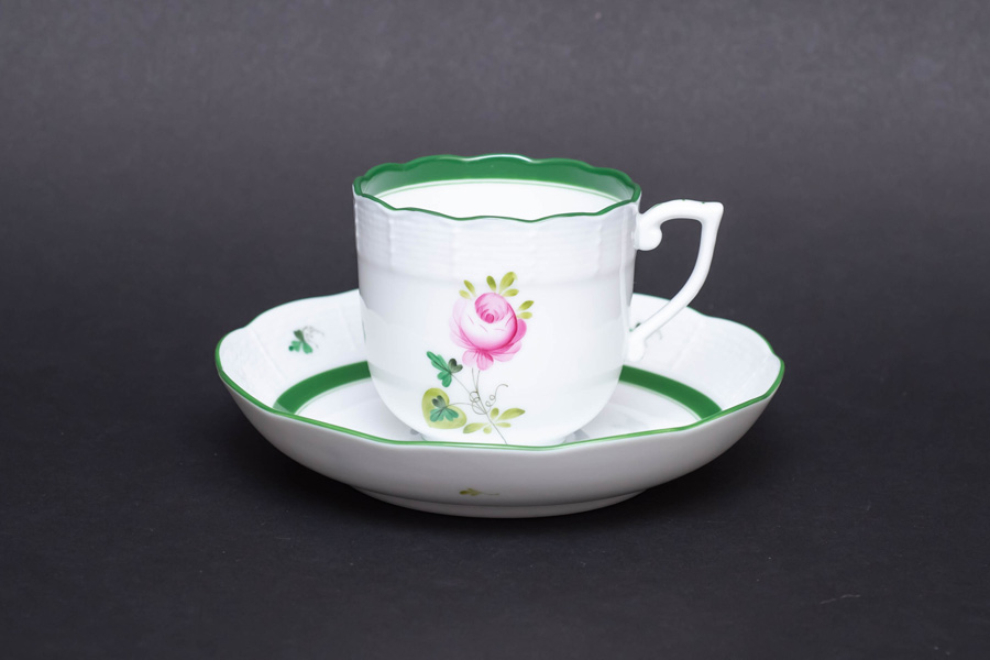 ヘレンド ウィーンの薔薇 コーヒーカップ＆ソーサー