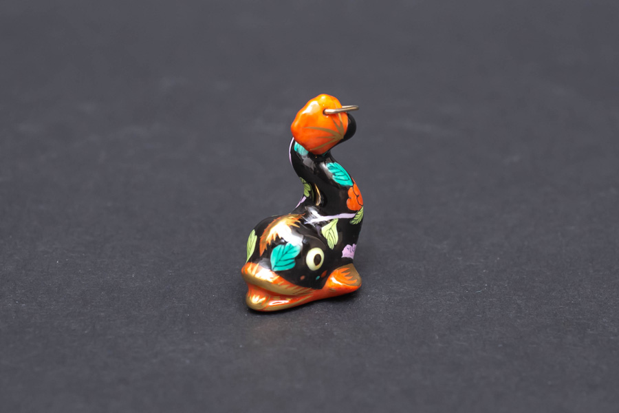 ヘレンド マカオ ドルフィン ペンダントトップ ※マスターペインター
