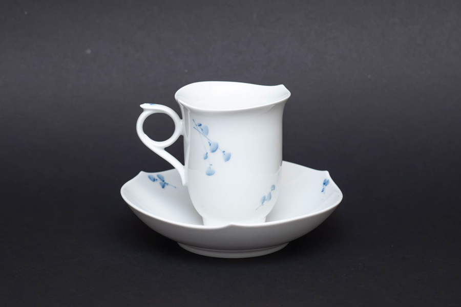 マイセン 青い花 コーヒーカップ&ソーサー