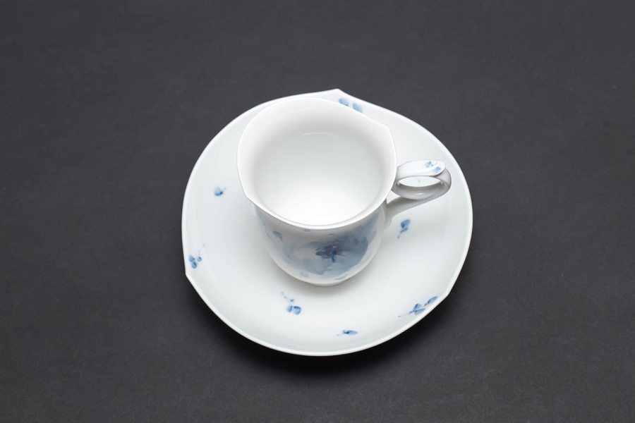 マイセン 青い花 コーヒーカップ&ソーサー