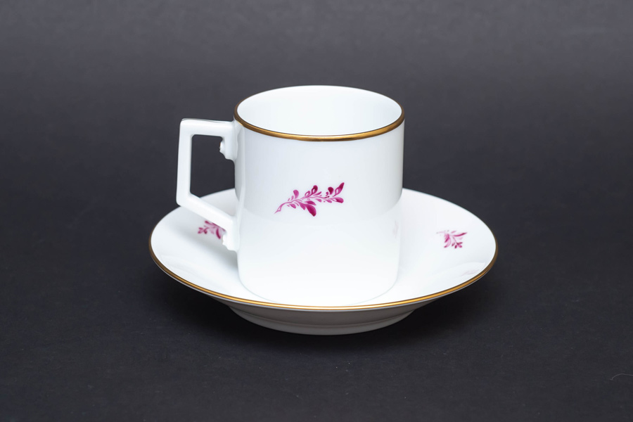 ヘキスト ライン風景 コーヒーカップ&ソーサー(クルフルスト)