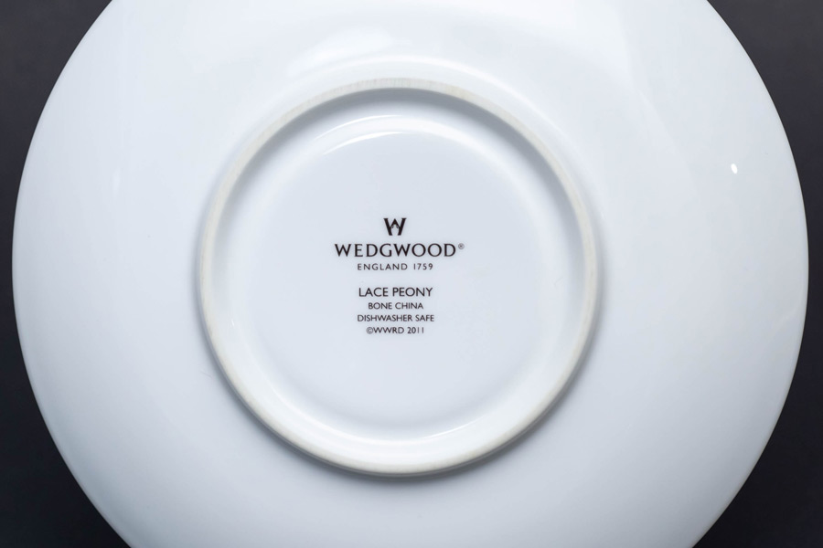 ウェッジウッド レースピオニー ティーカップ&ソーサー(ピオニー)