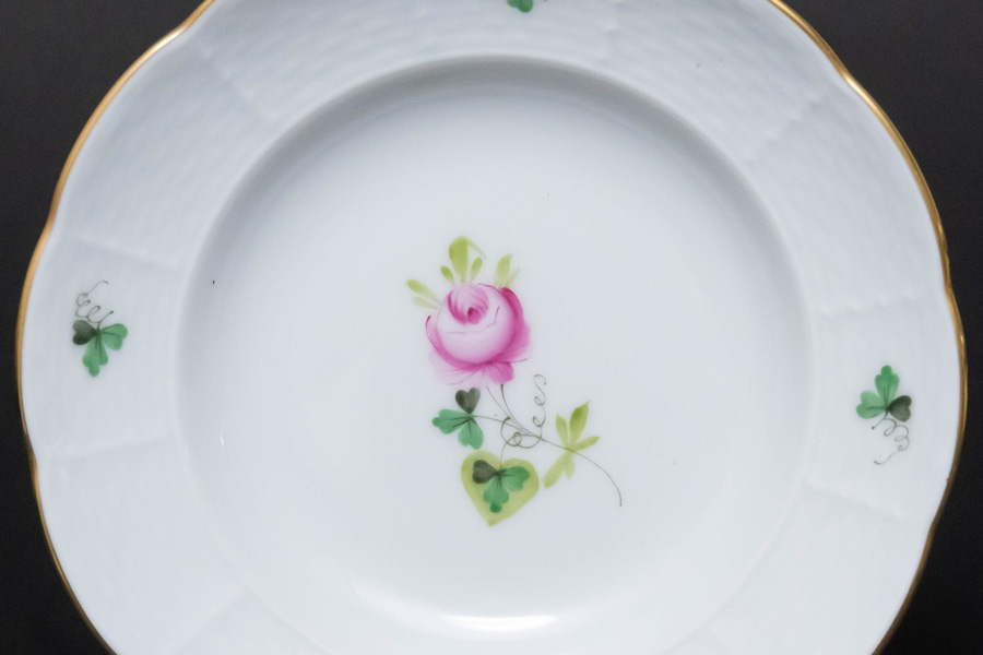 ヘレンド ウィーンの薔薇シンプル オリエンタルボウル(Sサイズ)ペア