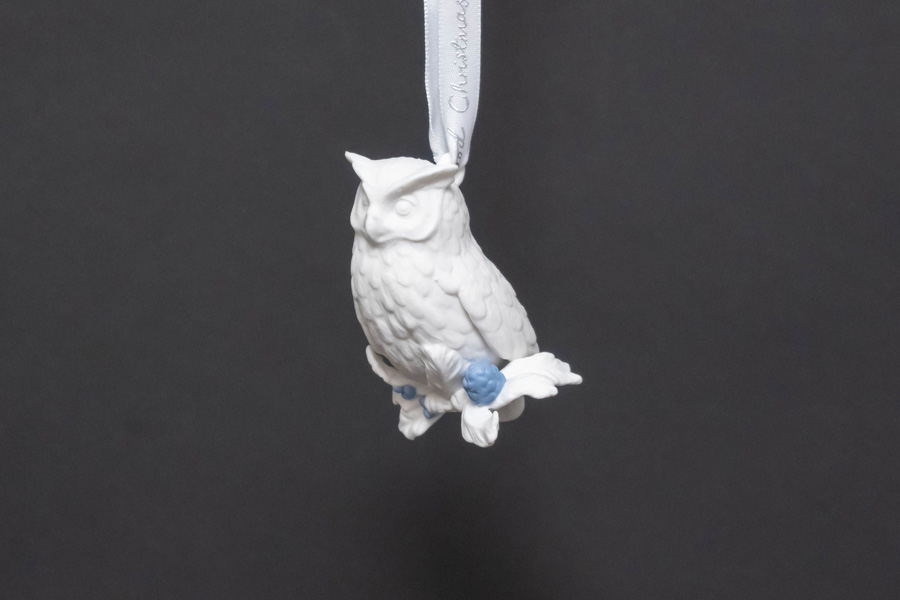 ウェッジウッド クリスマスオーナメント（2019年）『OWL（フクロウ）』