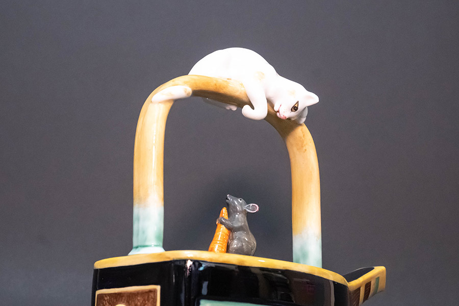 ミントン アーカイブコレクション キャット&マウス ティーポット
