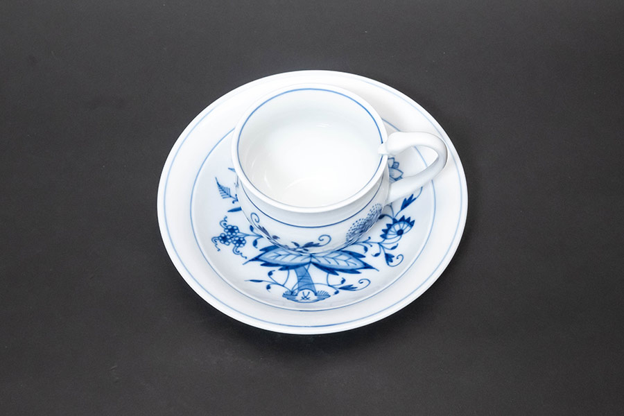 マイセン ブルーオニオン コーヒーカップ&ソーサー(14581)