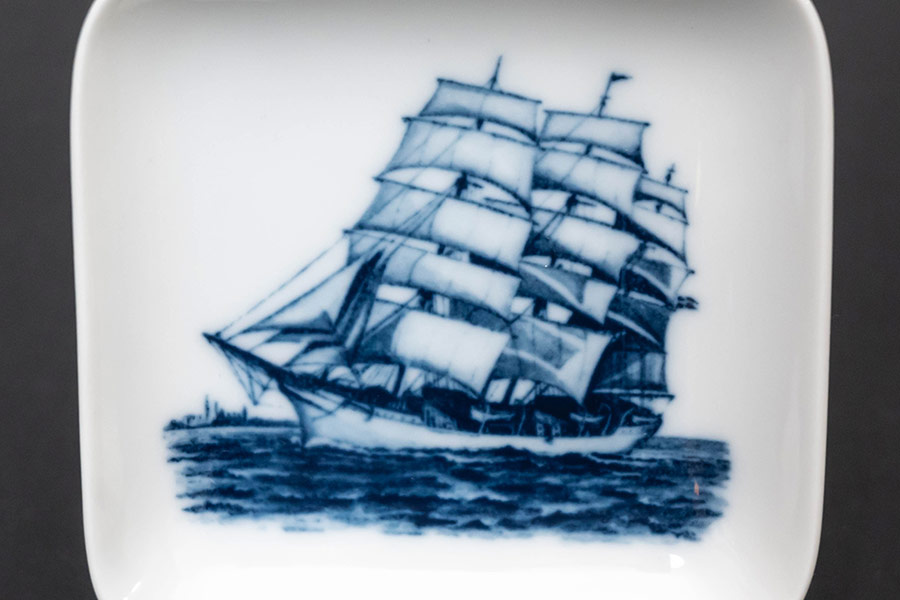 ロイヤル・コペンハーゲン ミニプレート『Ship(帆船)』