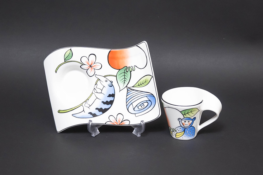 ビレロイ＆ボッホ ニューウェイブカフェ ジャングル エスプレッソカップ＆ソーサー